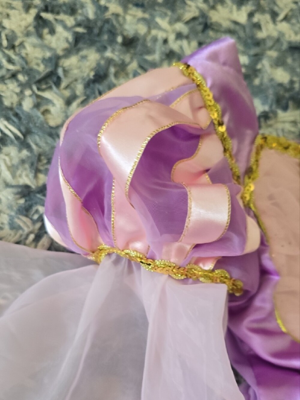 Disney Lilac Princess Dress with Gold Accents - Picture 6 of 7